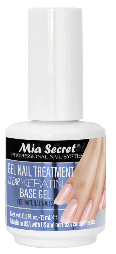 Gel Nail Treatment (Keratin Base & Top Gel)
