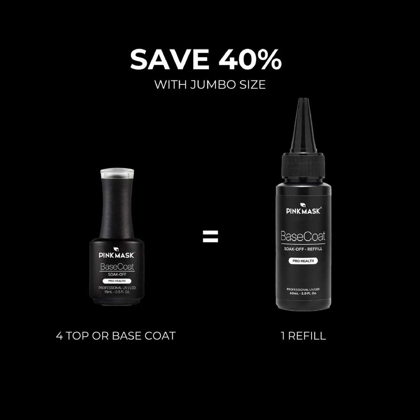 Clear Rubber Base Coat Refill - 2 oz