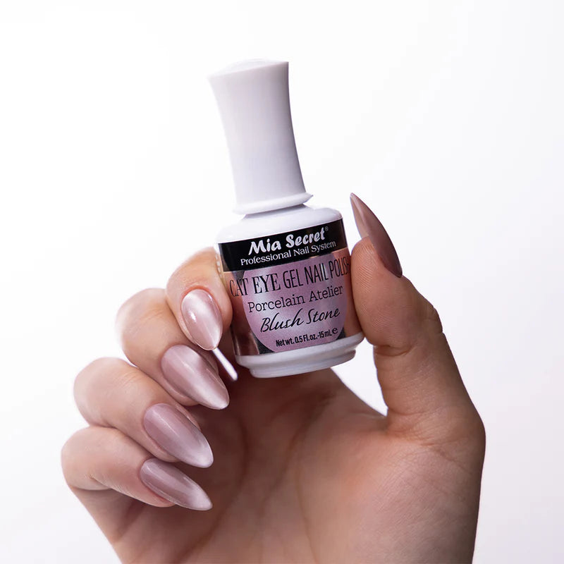 Blush Stone Cat Eye Gel Polish