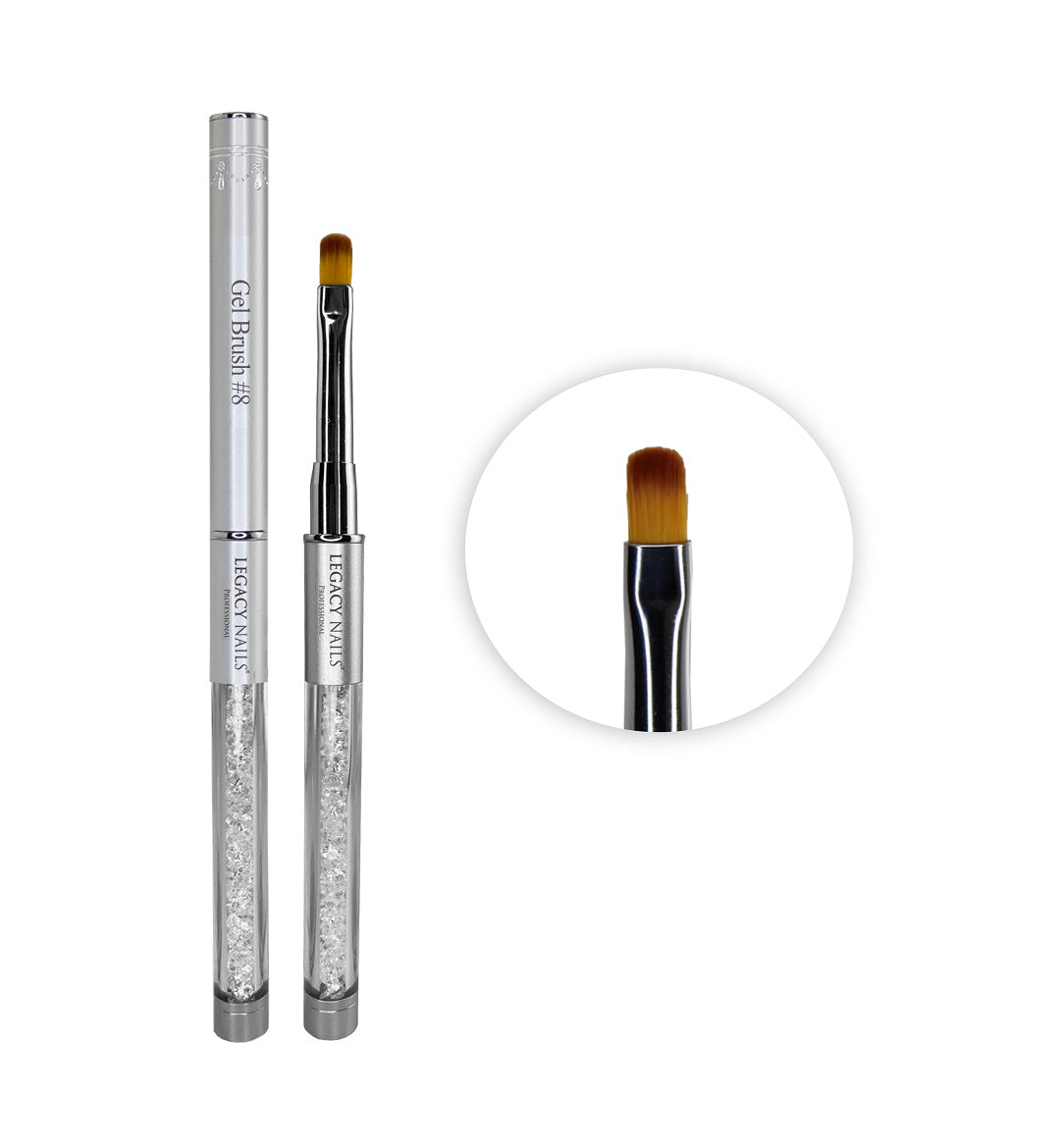 FLAT GEL BRUSH #8