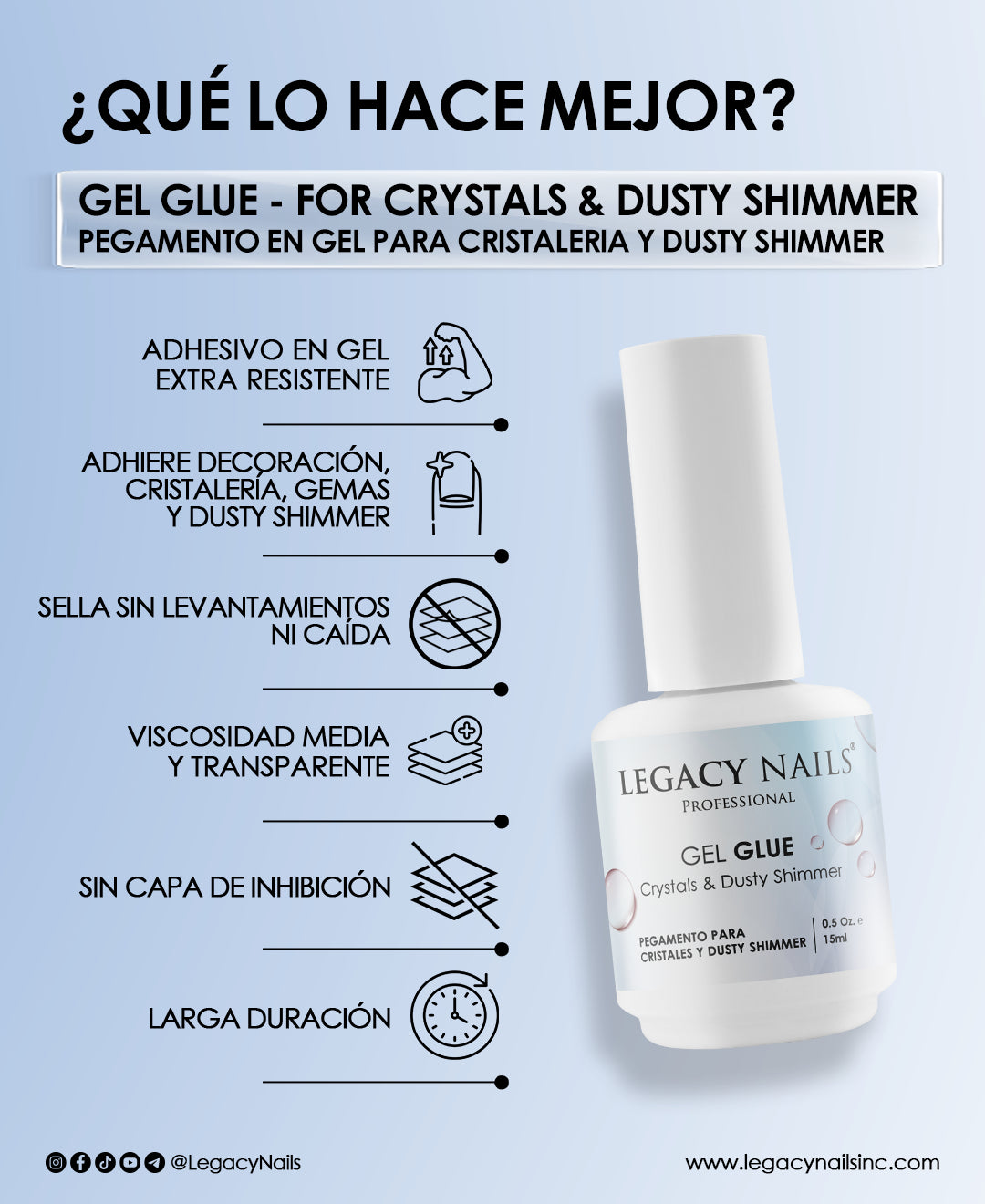 Gel Glue for Crystals and Dusty Shimmer