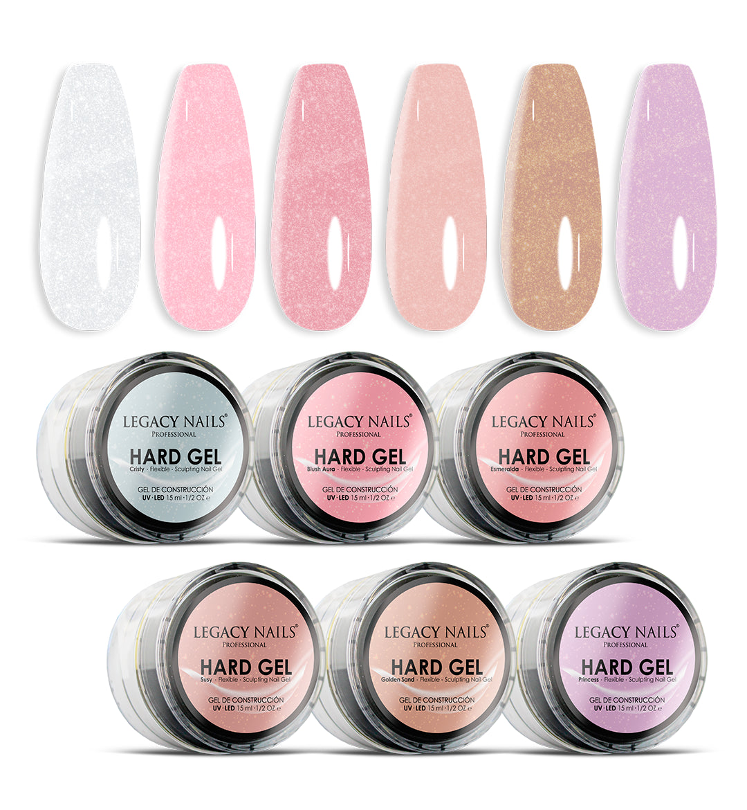 HARD GEL - LUMINOUS NUDE BUNDLE