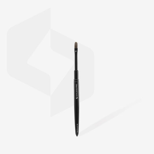 Brush for gel EXPERT width 6 mm / length 11 mm