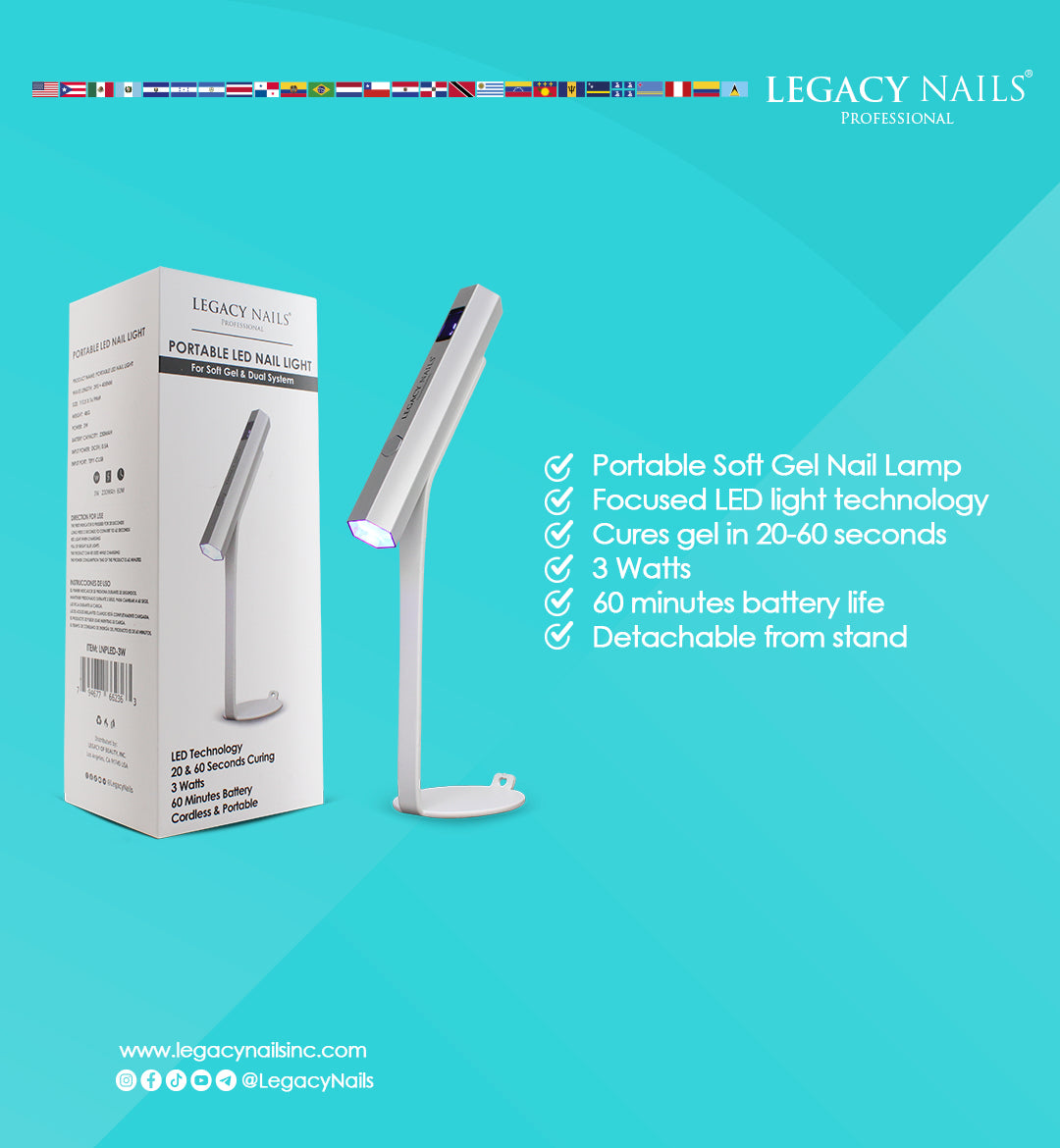 Portable Soft Gel Nail Lamp