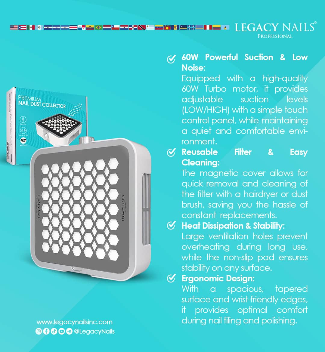 PREMIUM Nail Dust Collector