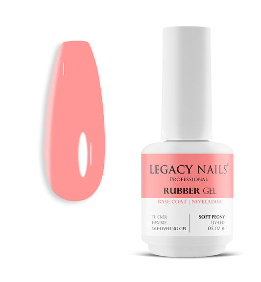 Rubber Base Gel - Soft Peony