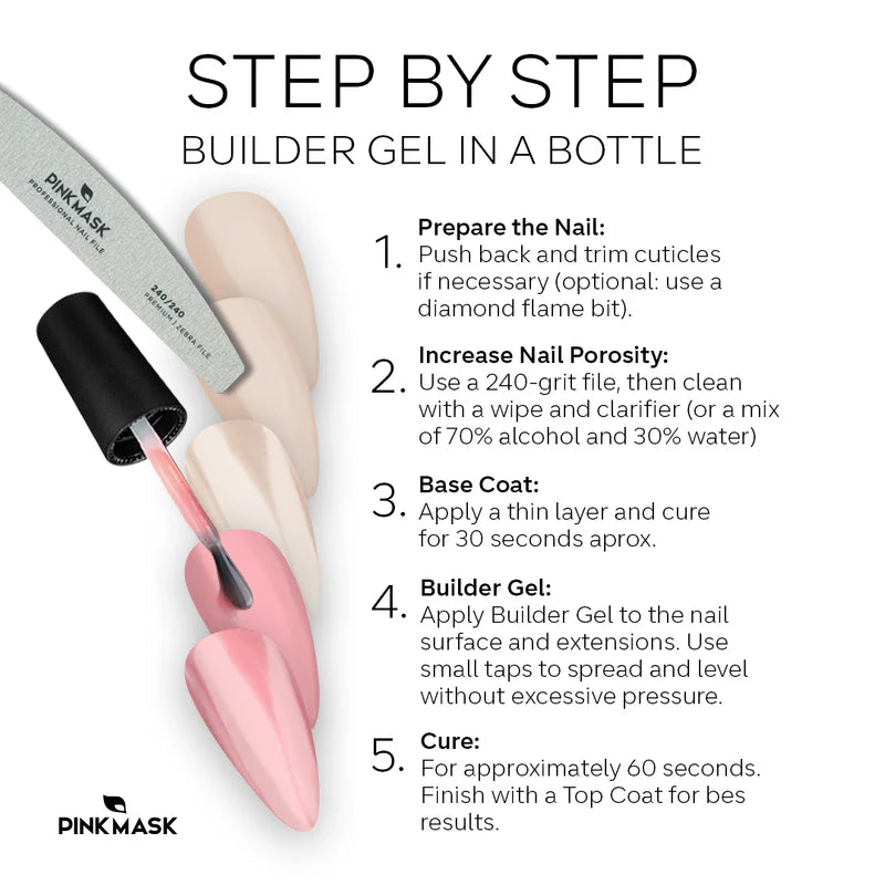 Builder Gel in a Bottle - Light Nude