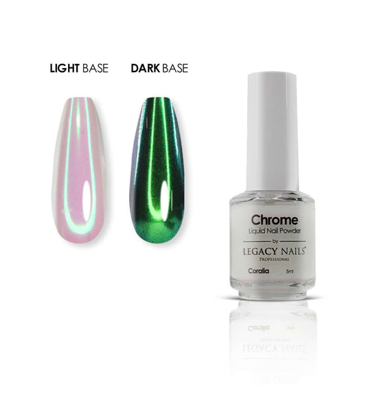 Chrome Nail Liquid Powder – Coralia