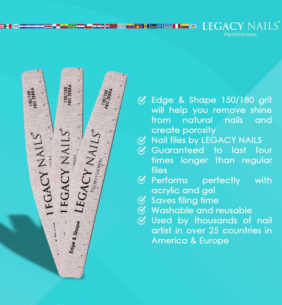 Nail File 150/180 Edge & Shape