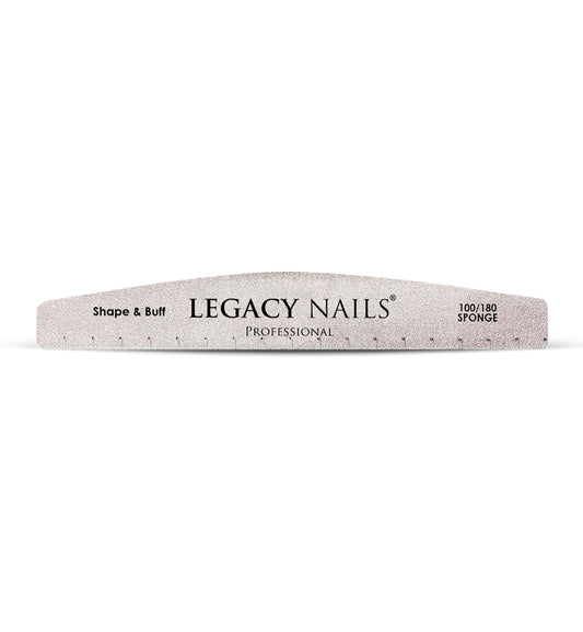 Shape & Buff Sponge Nail File – 100/180