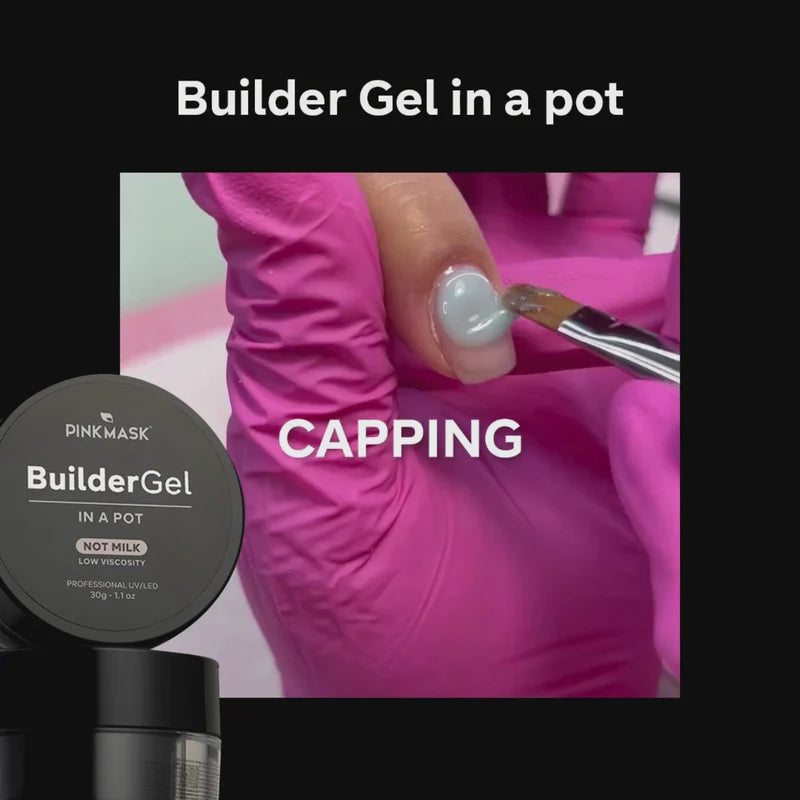 Builder Gel in a Pot - Shimmer Nude