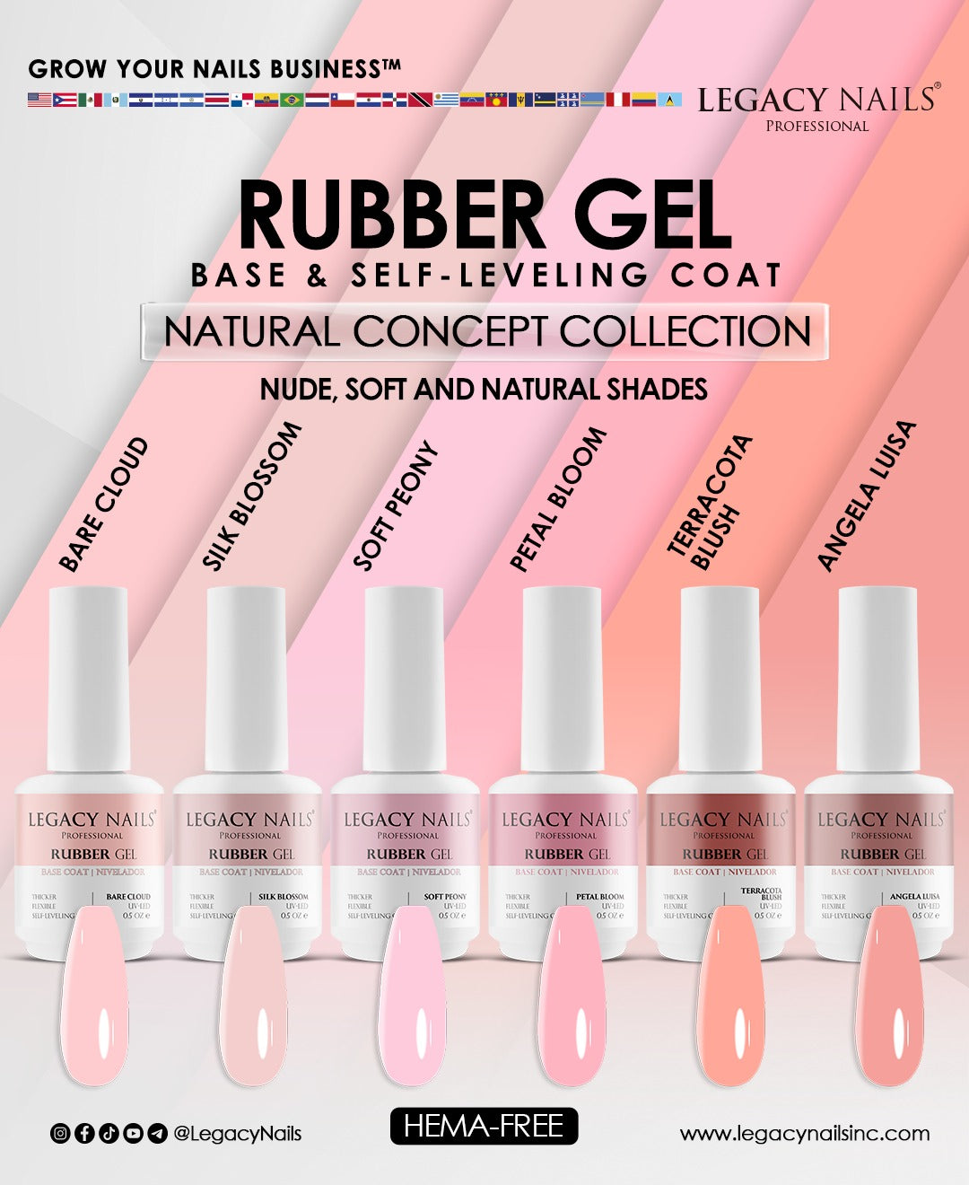 Rubber Base Gel - SILK BLOSSOM