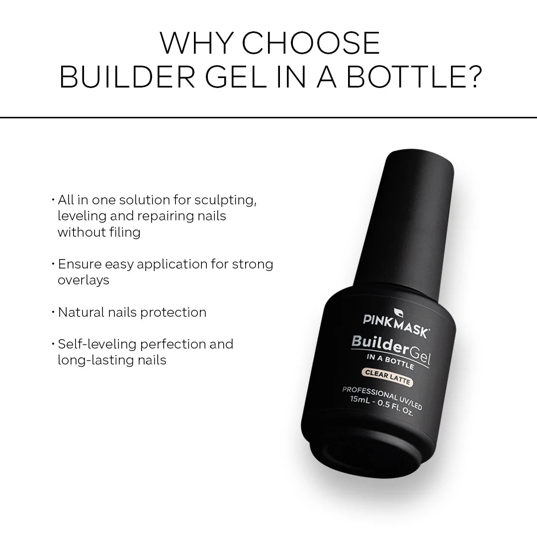 Builder Gel in a Bottle - Clear Pink