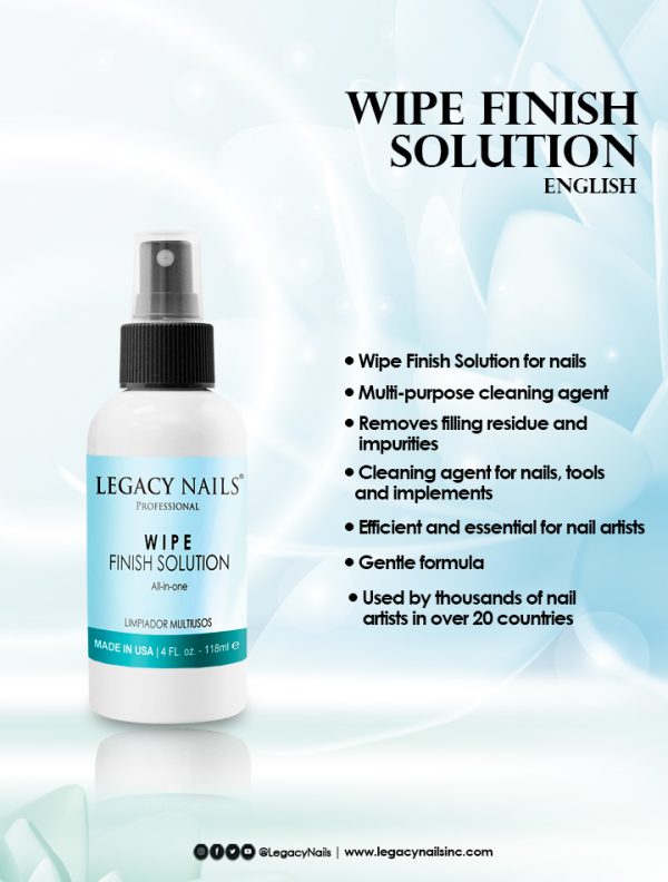 Wipe Finish Solution