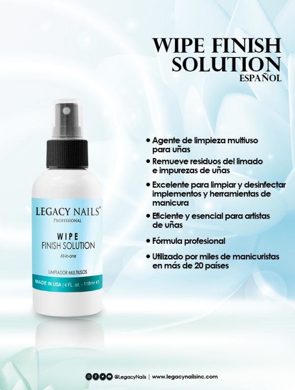 Wipe Finish Solution
